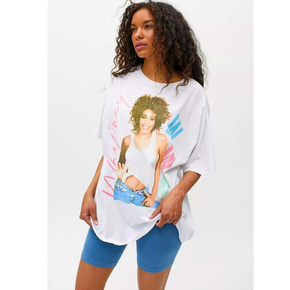 *NEW* URBAN OUTFITTERS WHITNEY HOUSTON OVERSIZED TEE L/XL